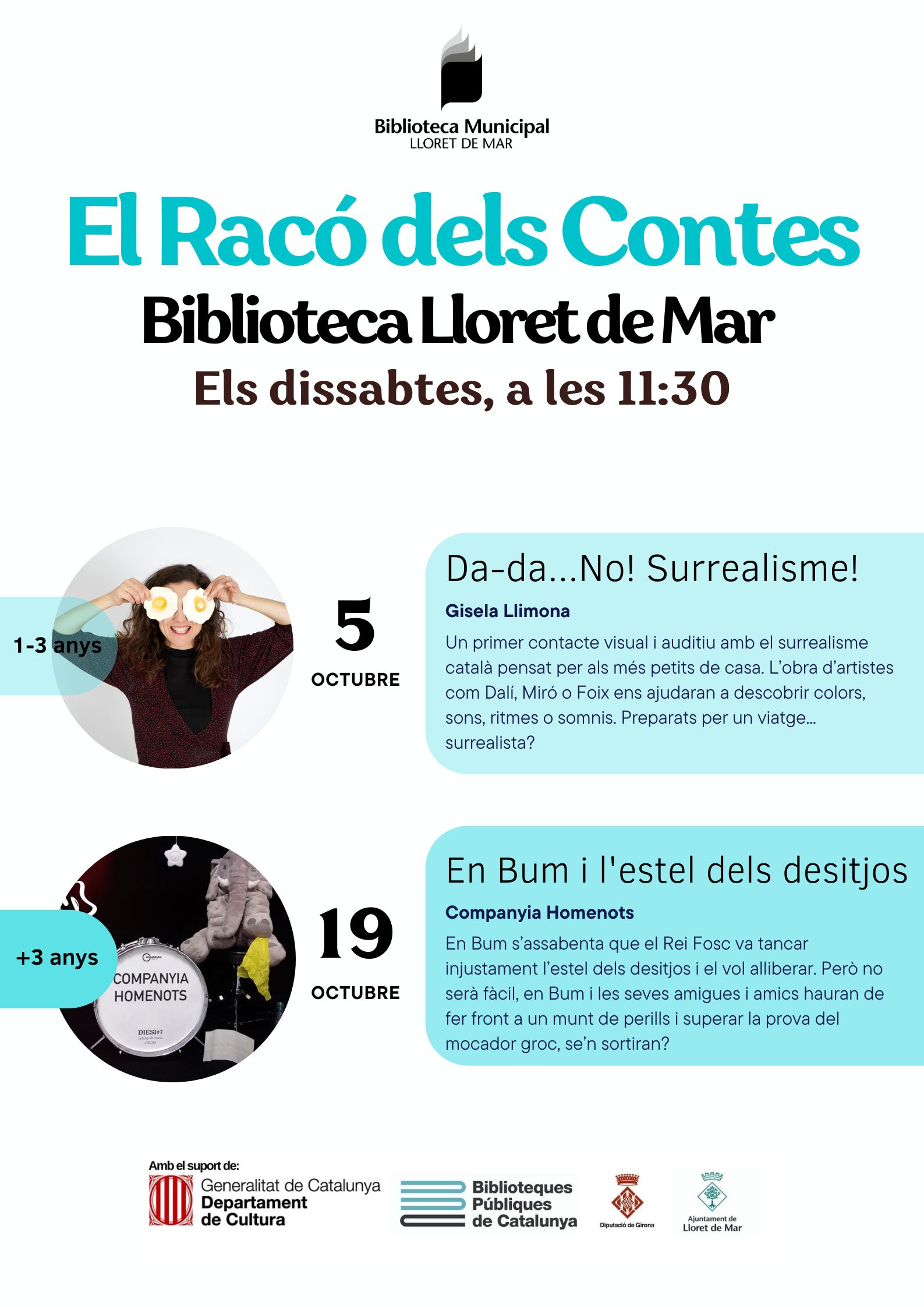 El Racó dels contes Octubre 2024