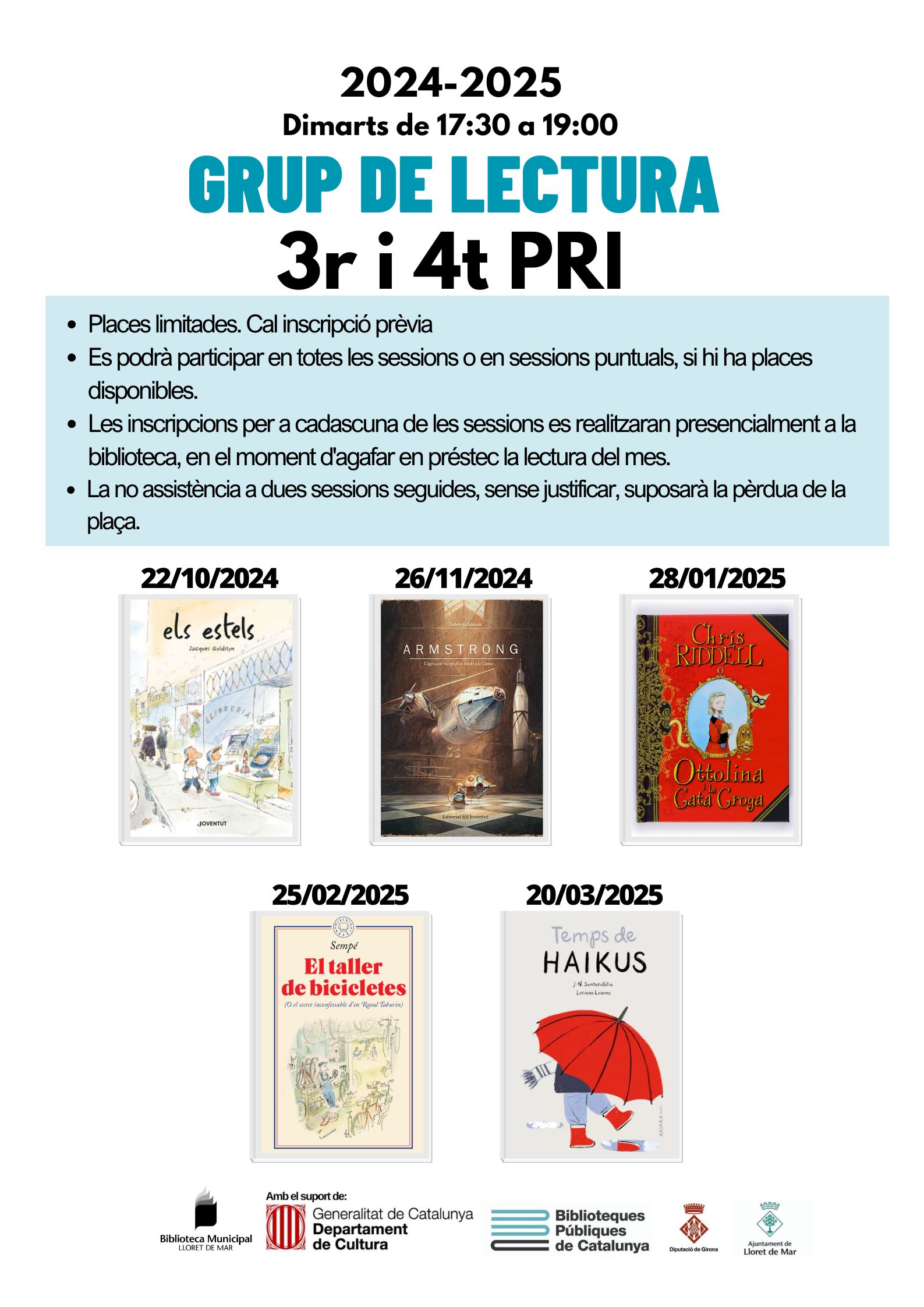 Grup de Lectura 3r 4t PRI