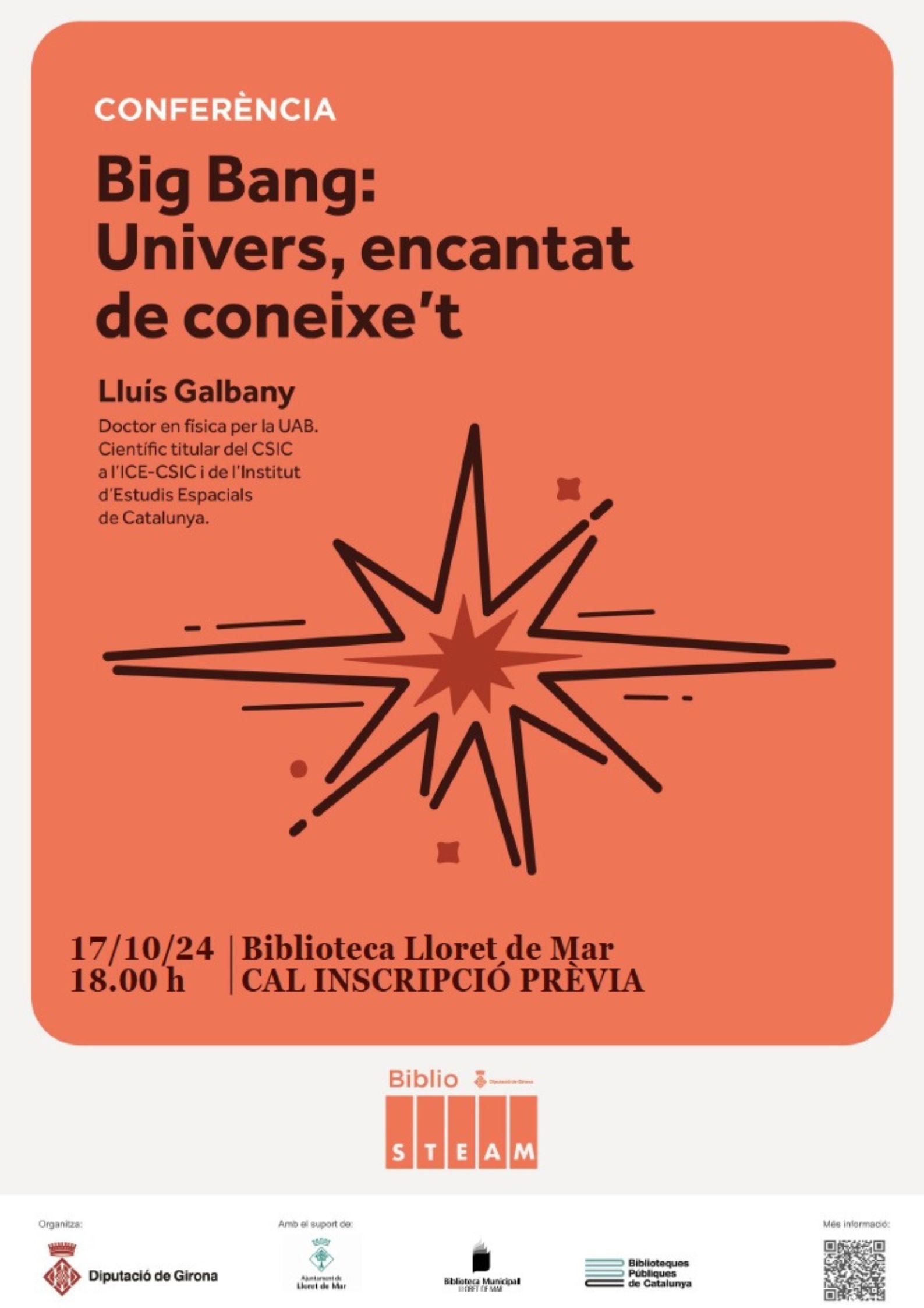 Conferència biblioSteam. Big Bang