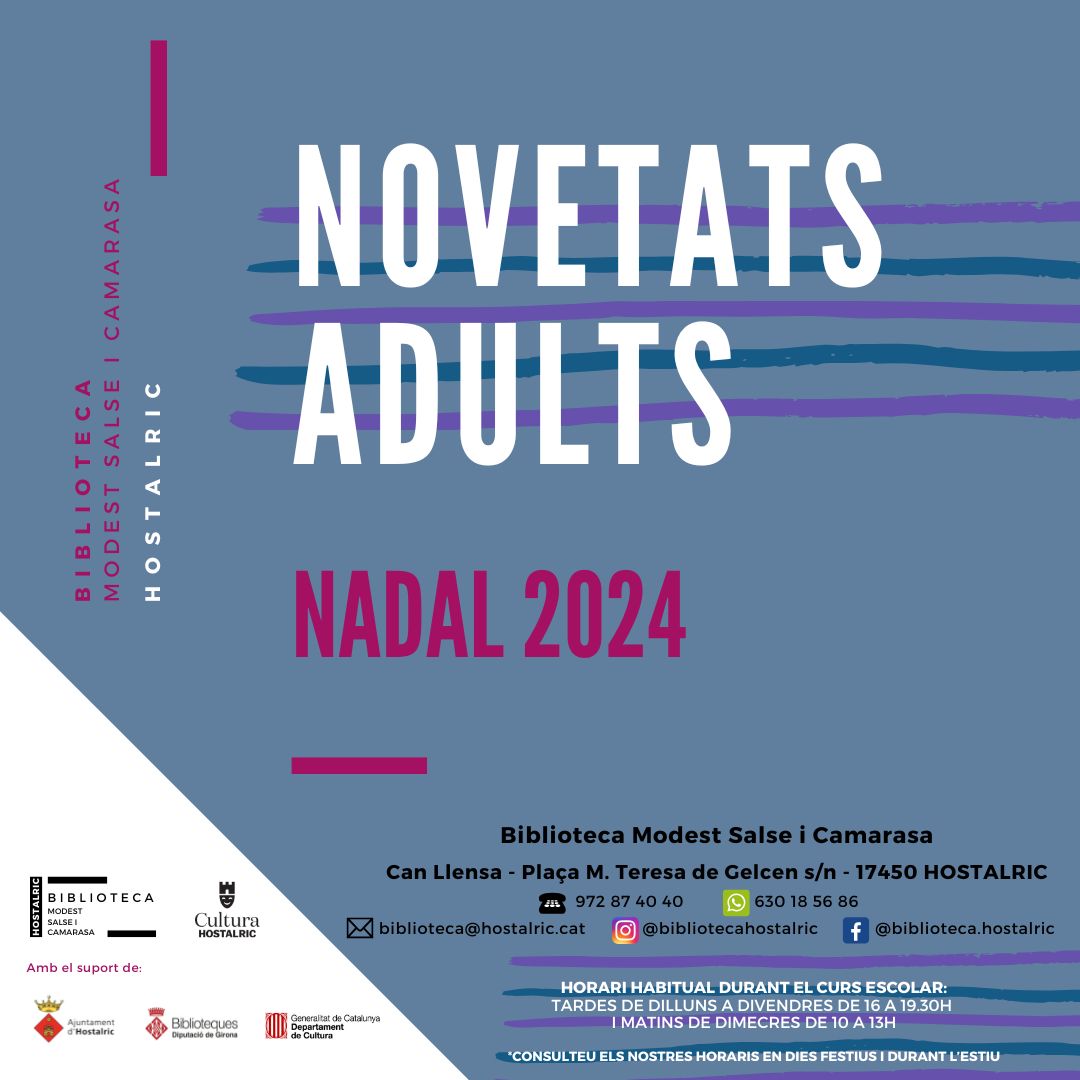 Novetats adults Nadal 2024