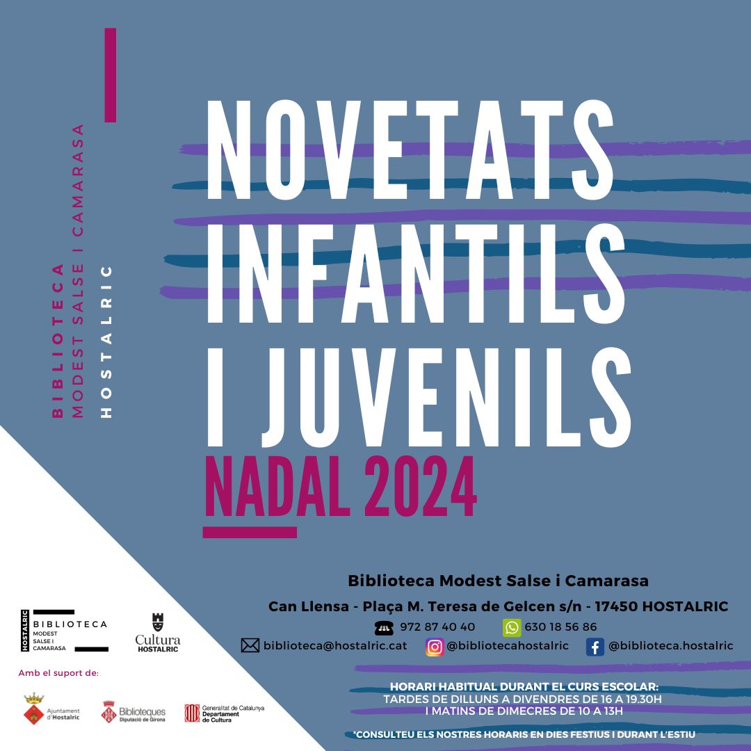Novetats infantils i juvenils Nadal 2024