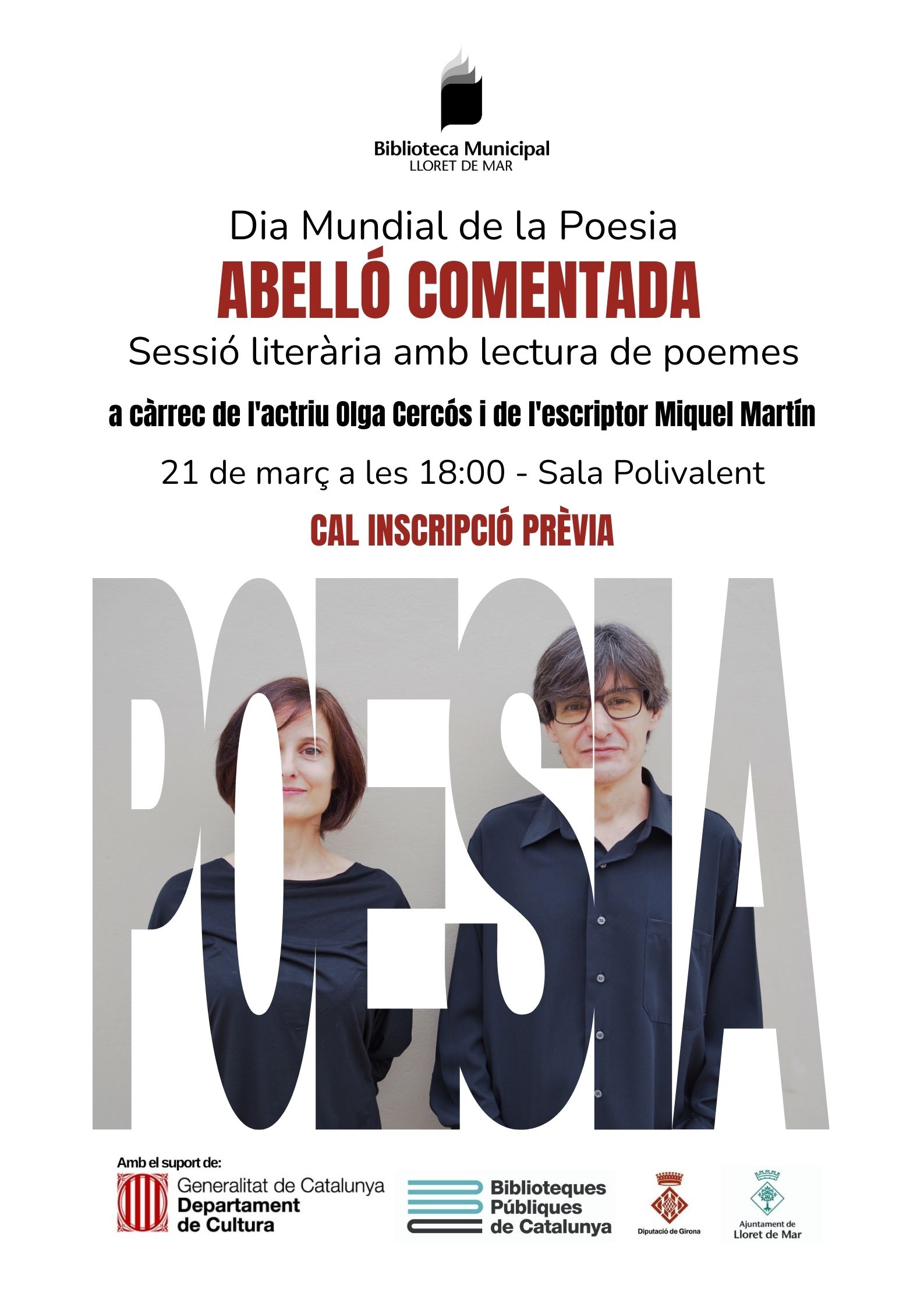 Dia Mundial de la Poesia. Abelló comentada