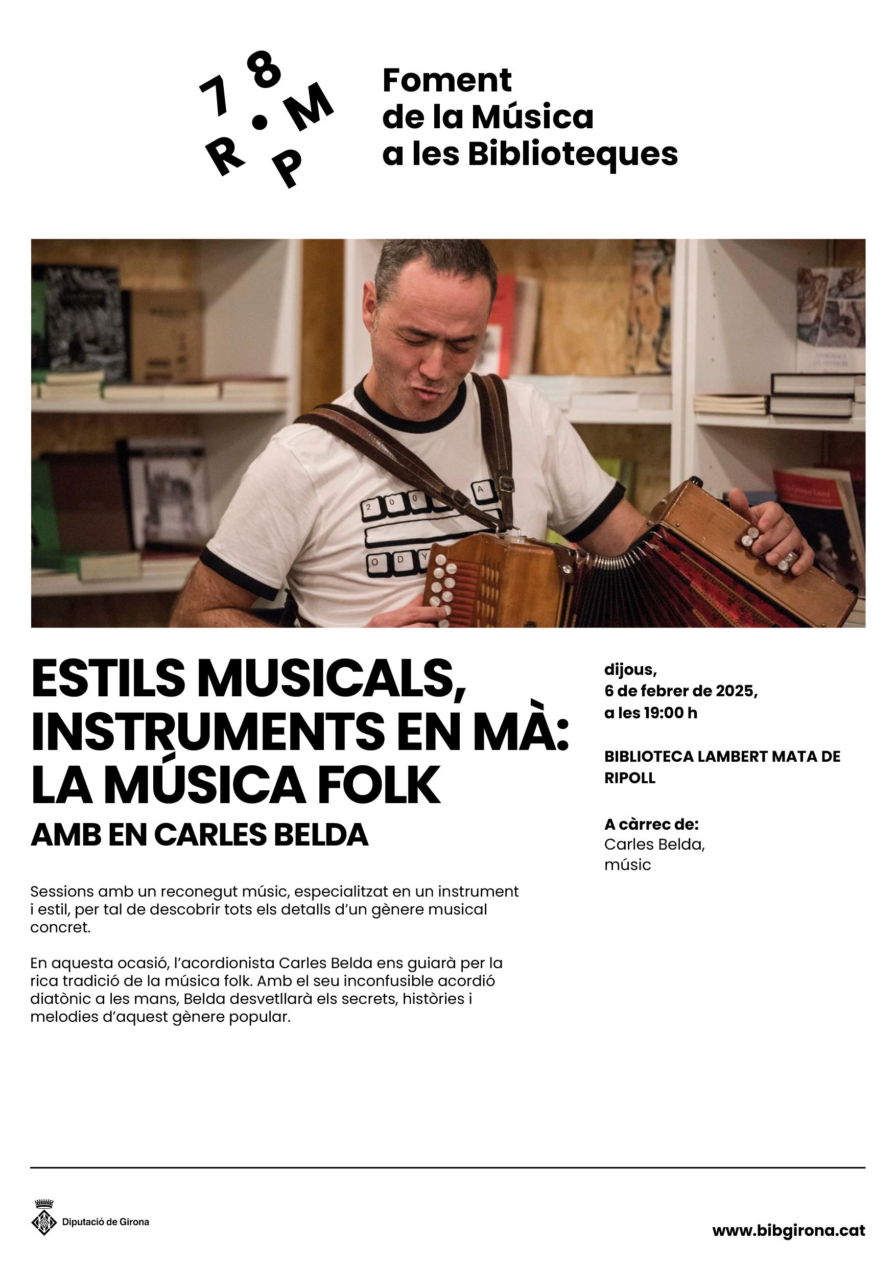 Cartell 78 rpm estils musicals instruments en ma