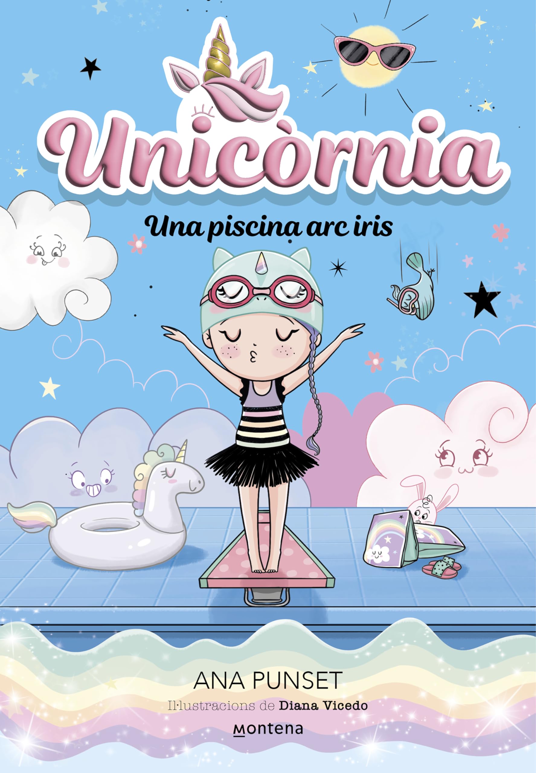 Unicòrnia - Una piscina arc iris