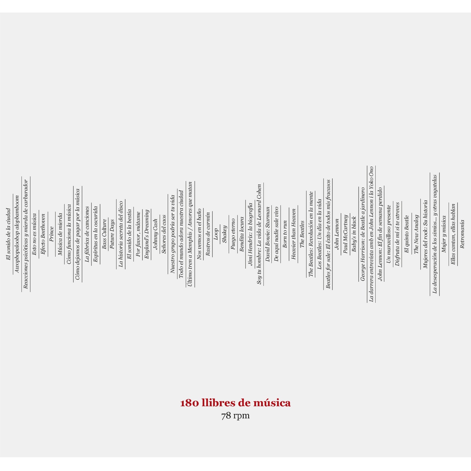 180 llibres de música