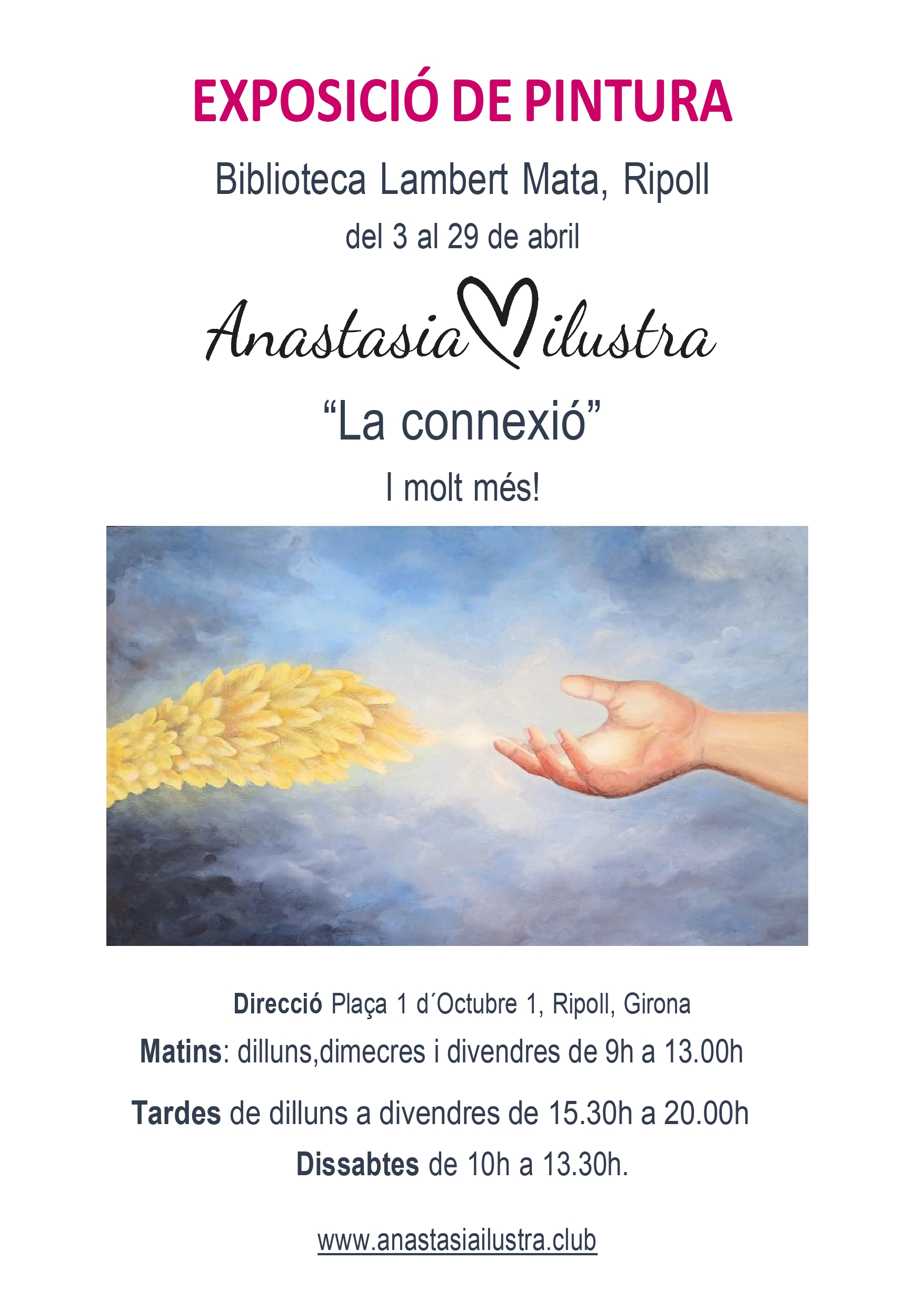 Cartell exposició abril 2025 Ripoll