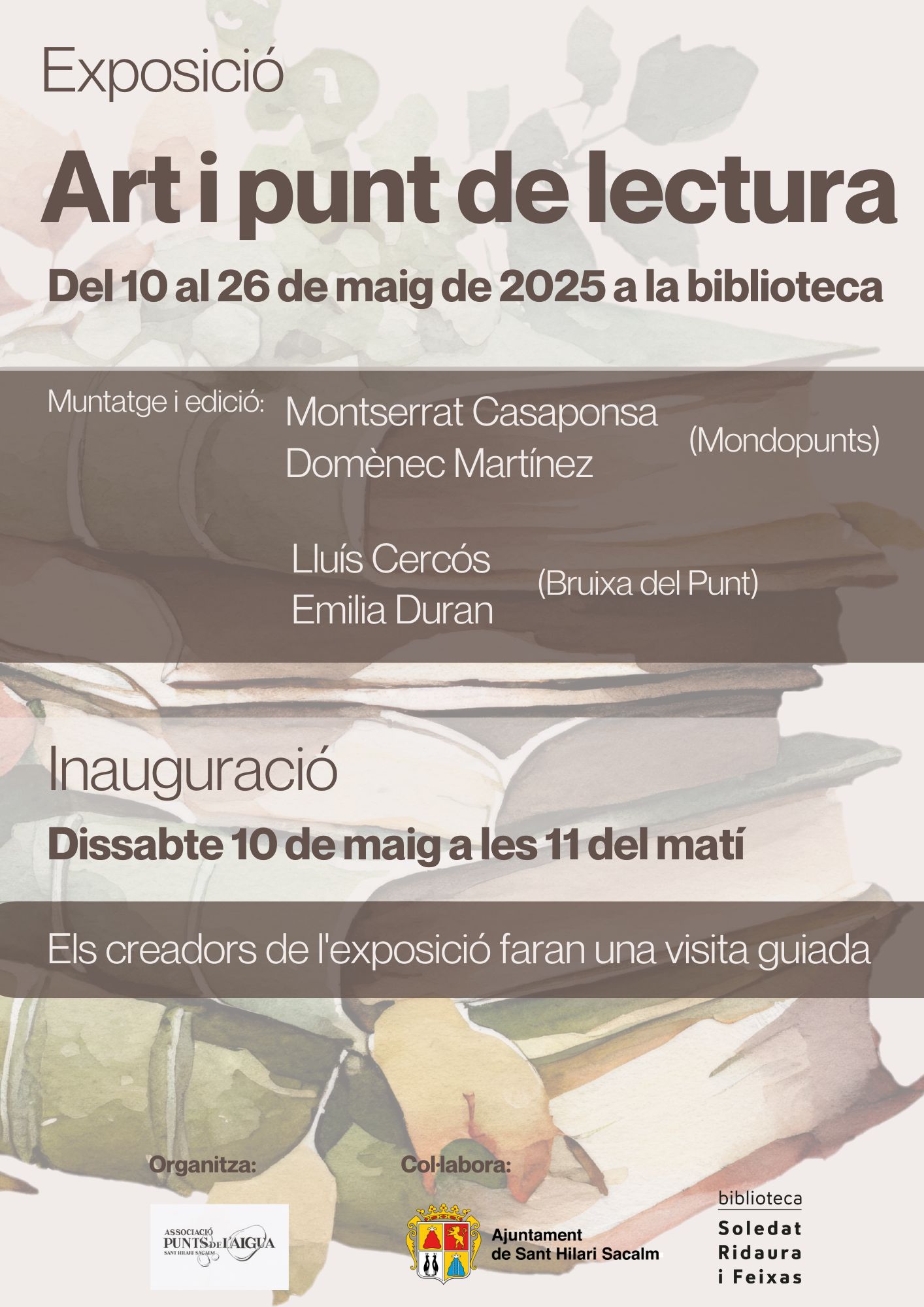 SHS - Cartell expo Punt i lectura