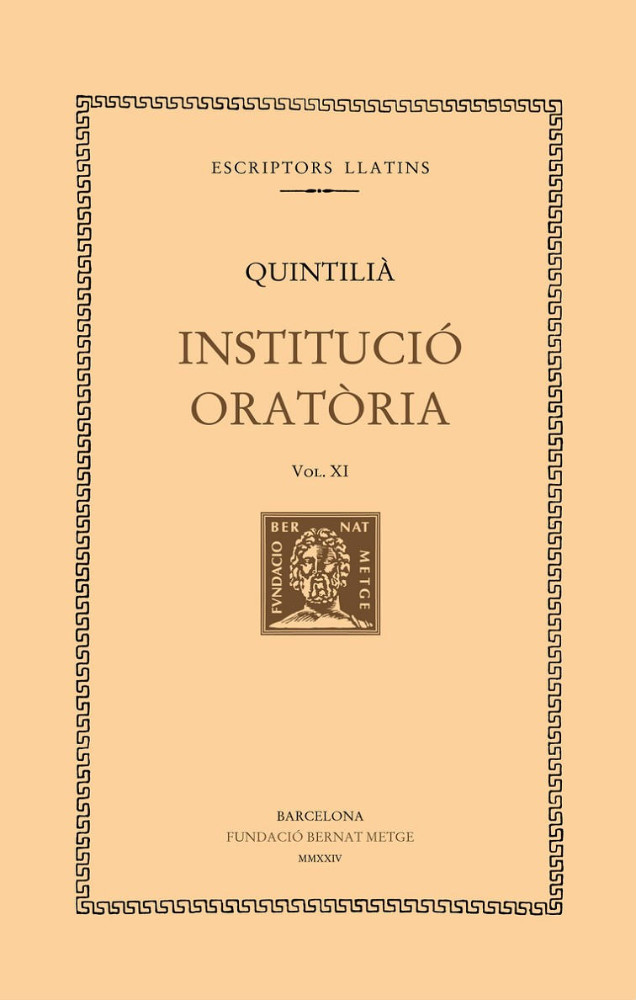 	Institució oratòria: volum 11
