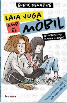 Laia juga amb el mòbil
