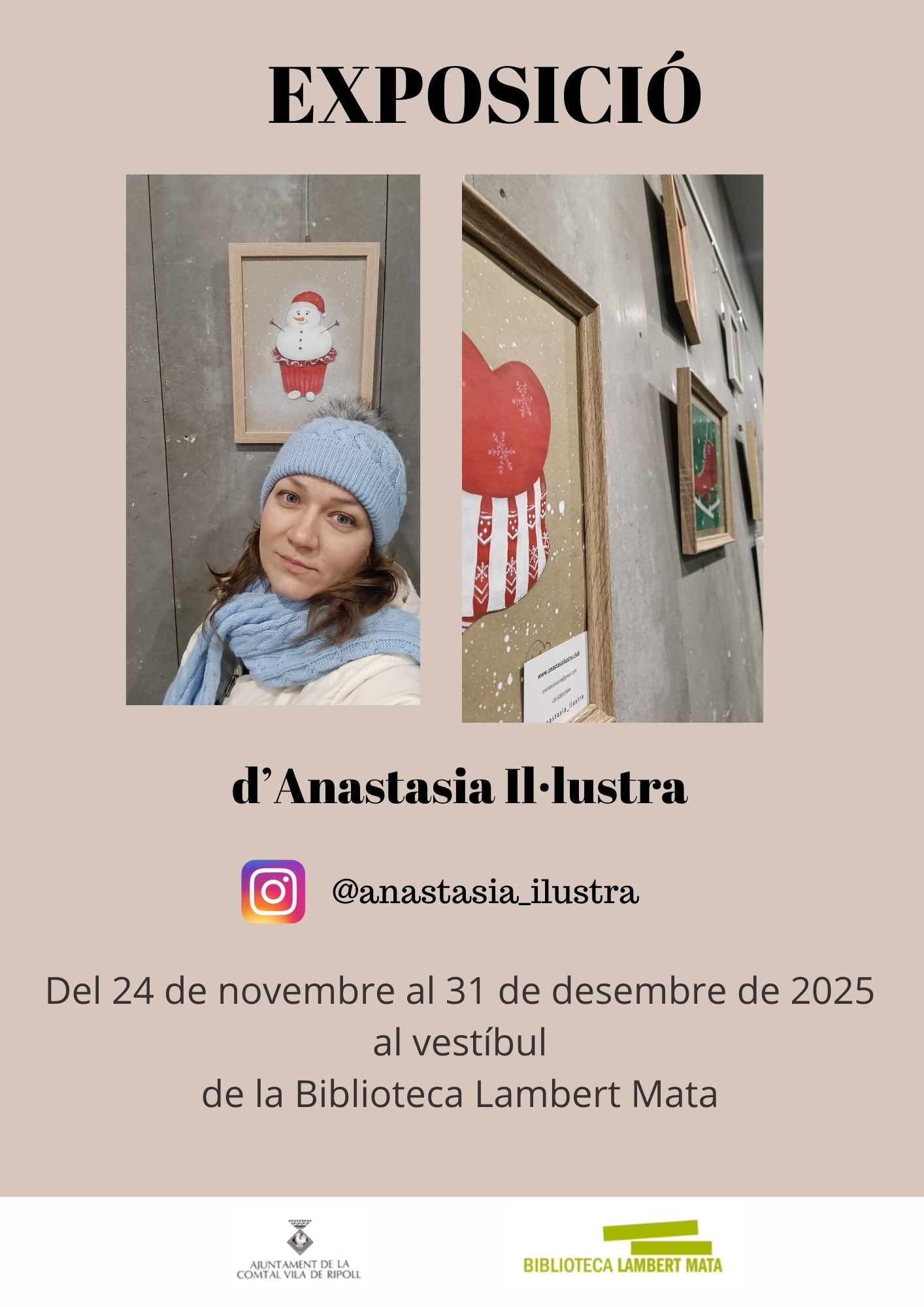 Cartell exposició Anastasia Desembre 2025 Ripoll