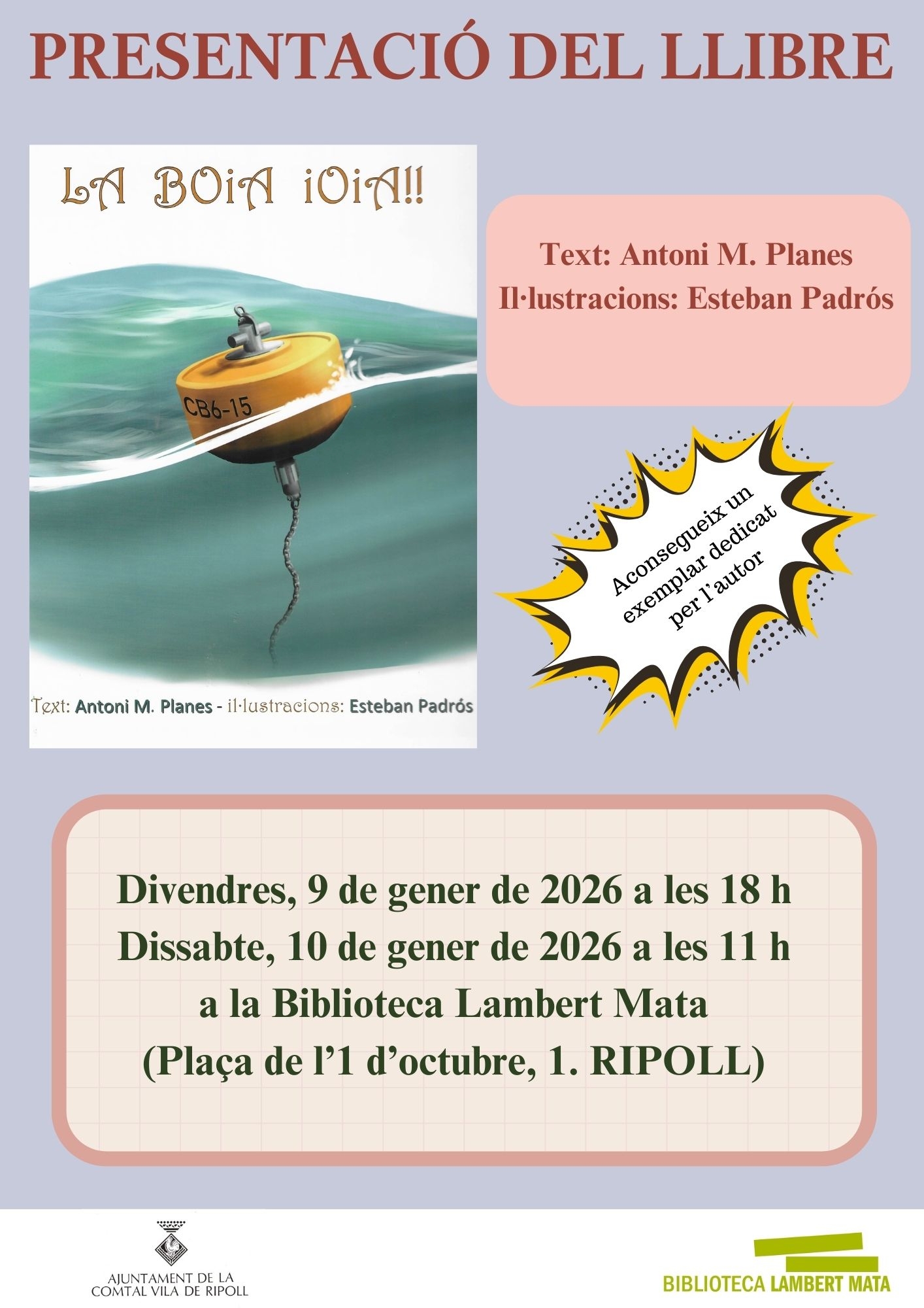 Cartell presentació La Boia Ioia