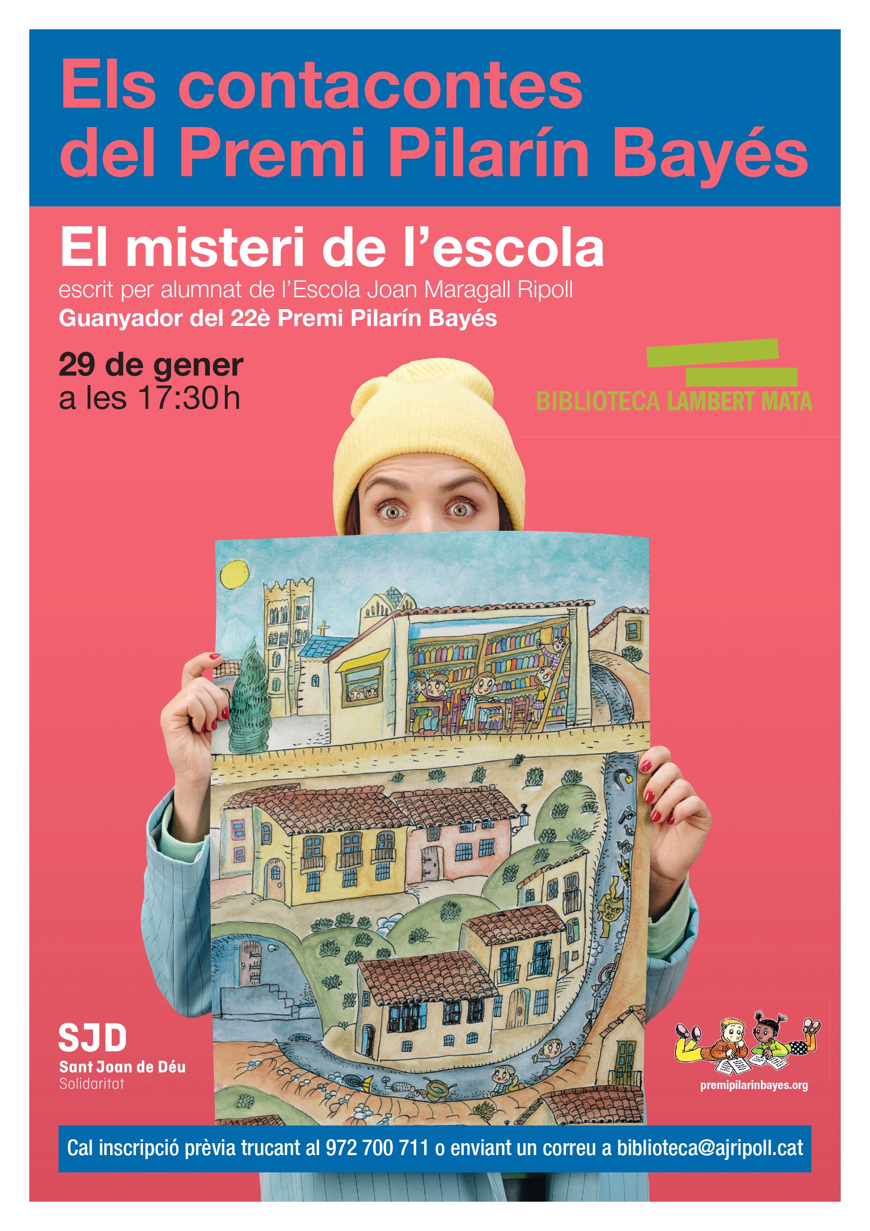 Cartell del contacontes Premi Pilarín Bayés