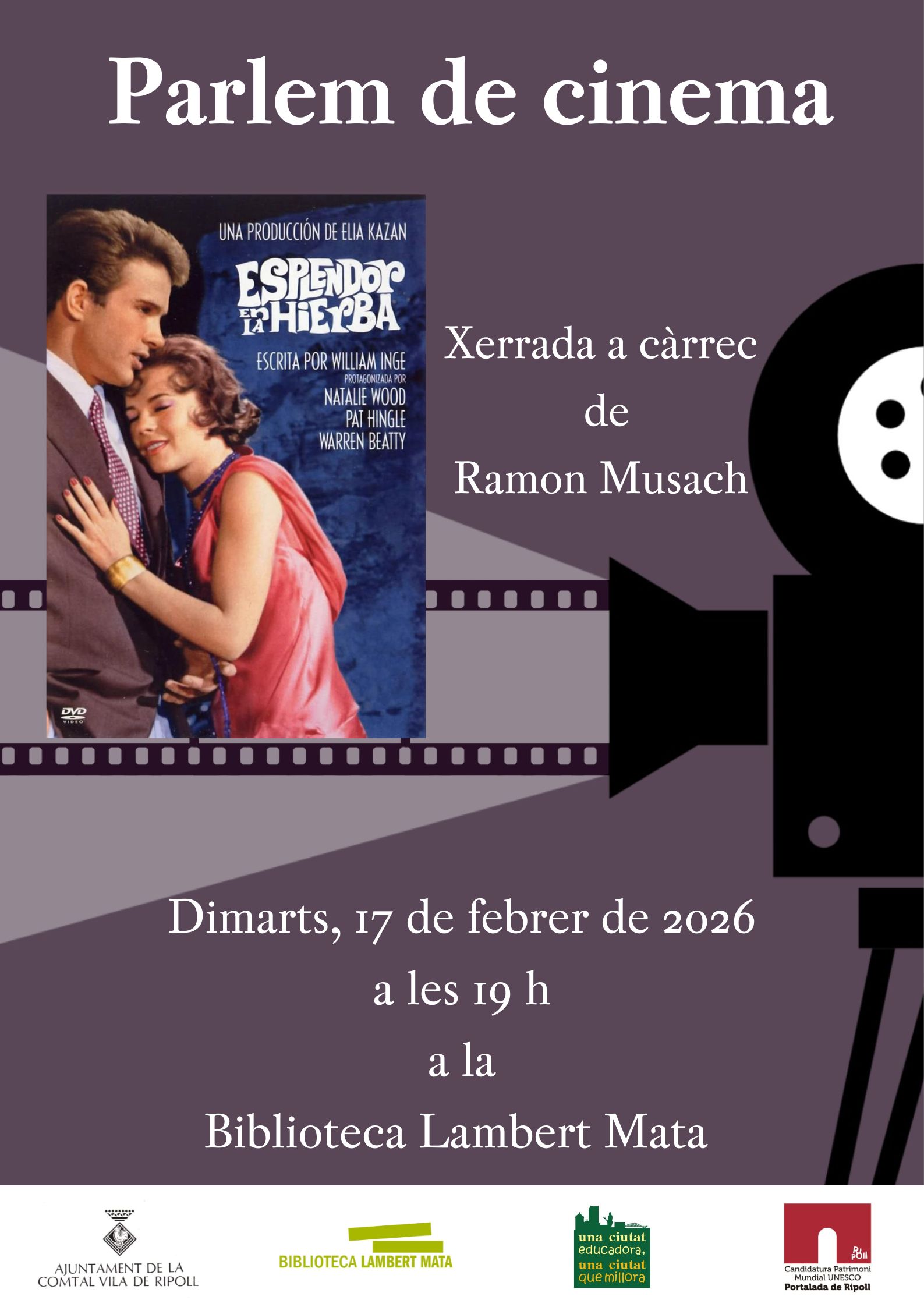 Cartell parlem de cinema febrer 2026