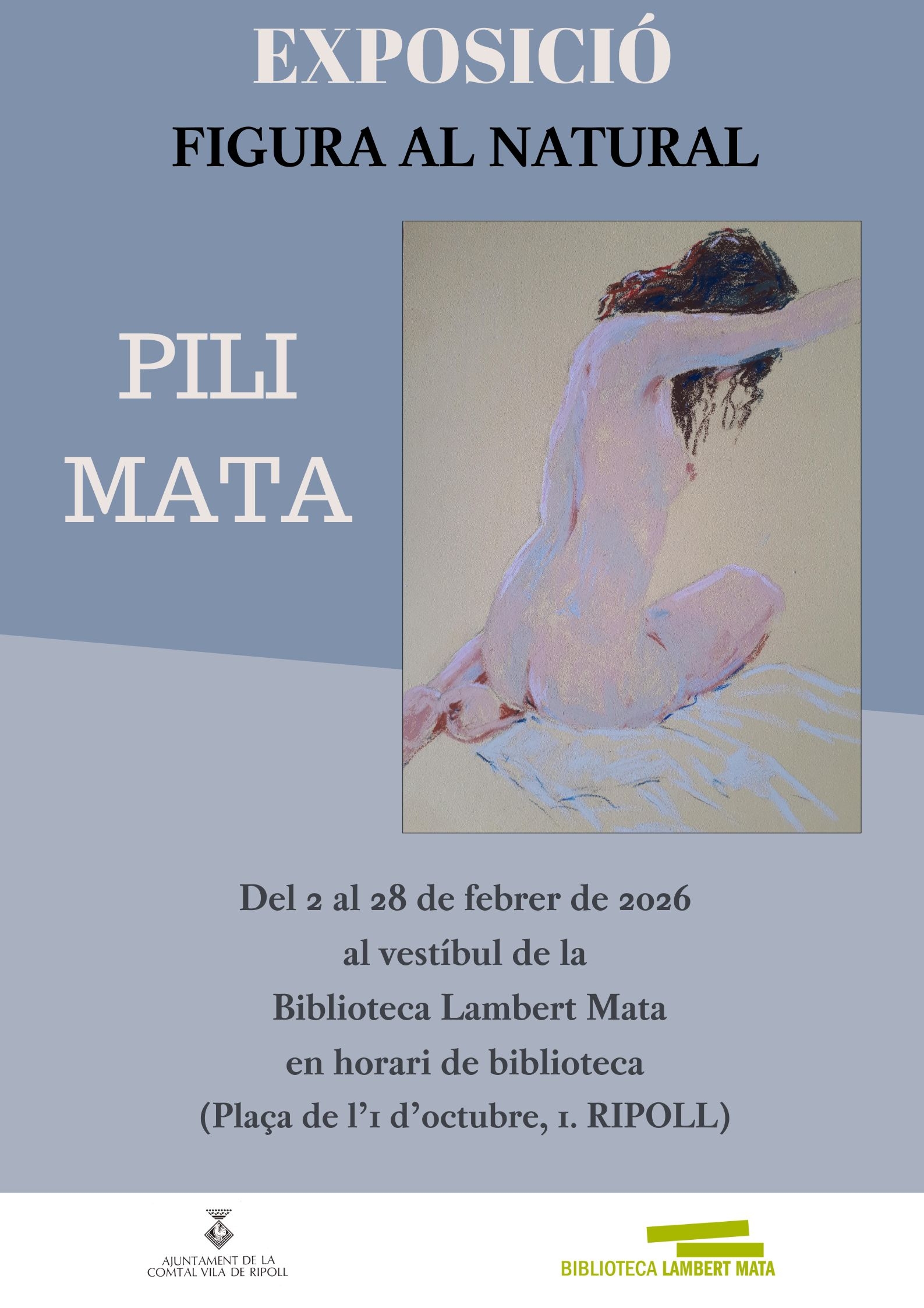 Cartell exposició vestíbul febrer 2026 Ripoll