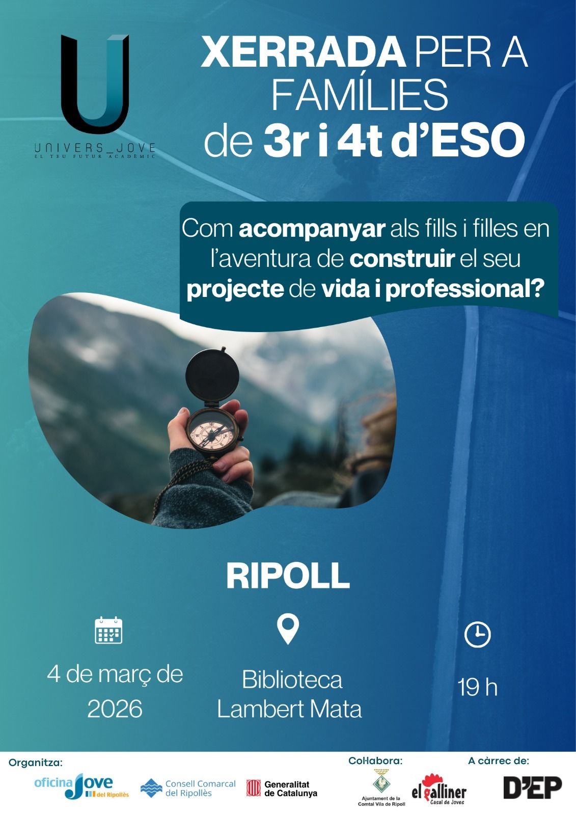 Cartell xerrada 4 de març