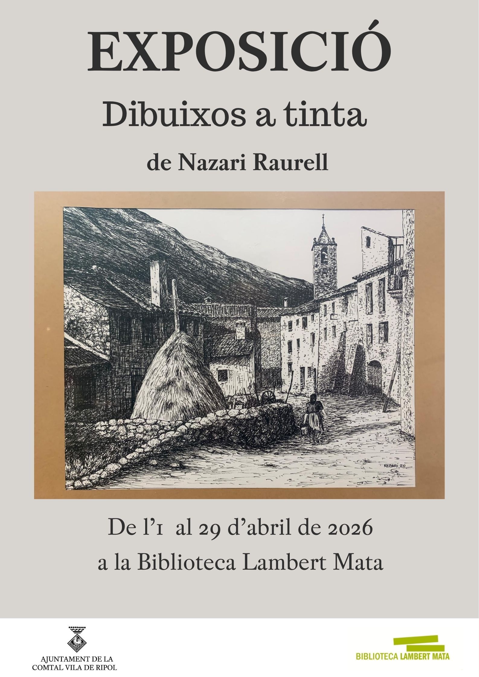 Cartell exposició abril 2026 Ripoll