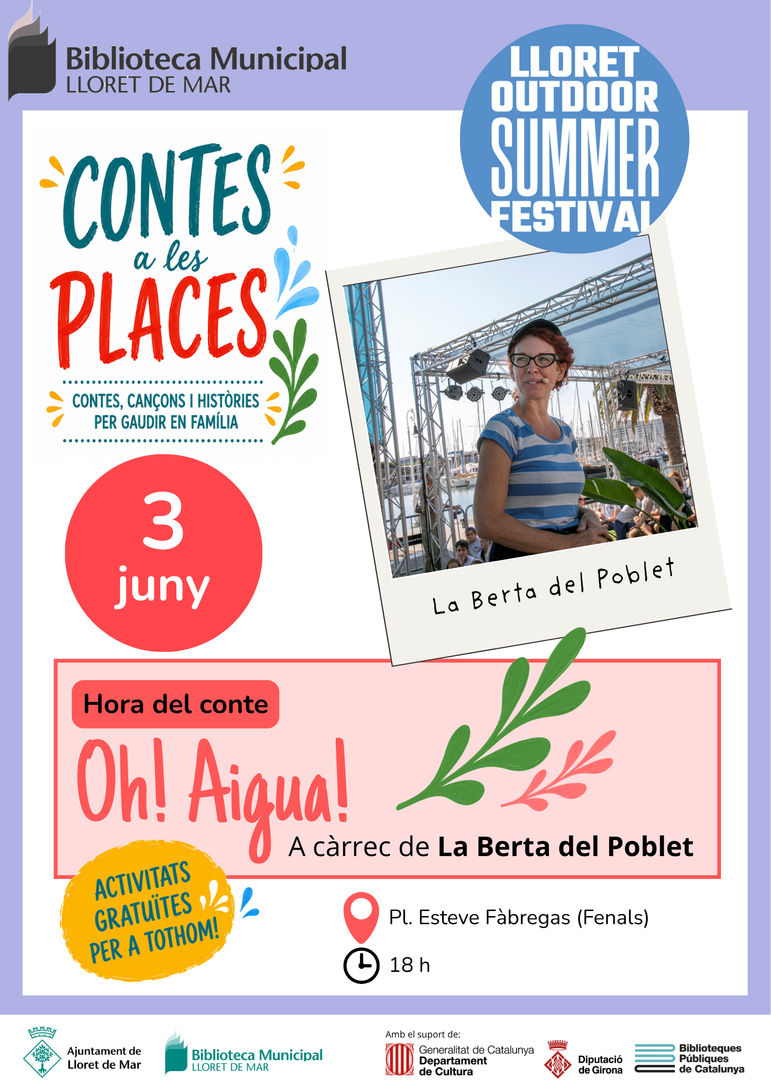 Contes a les places 3 de juny