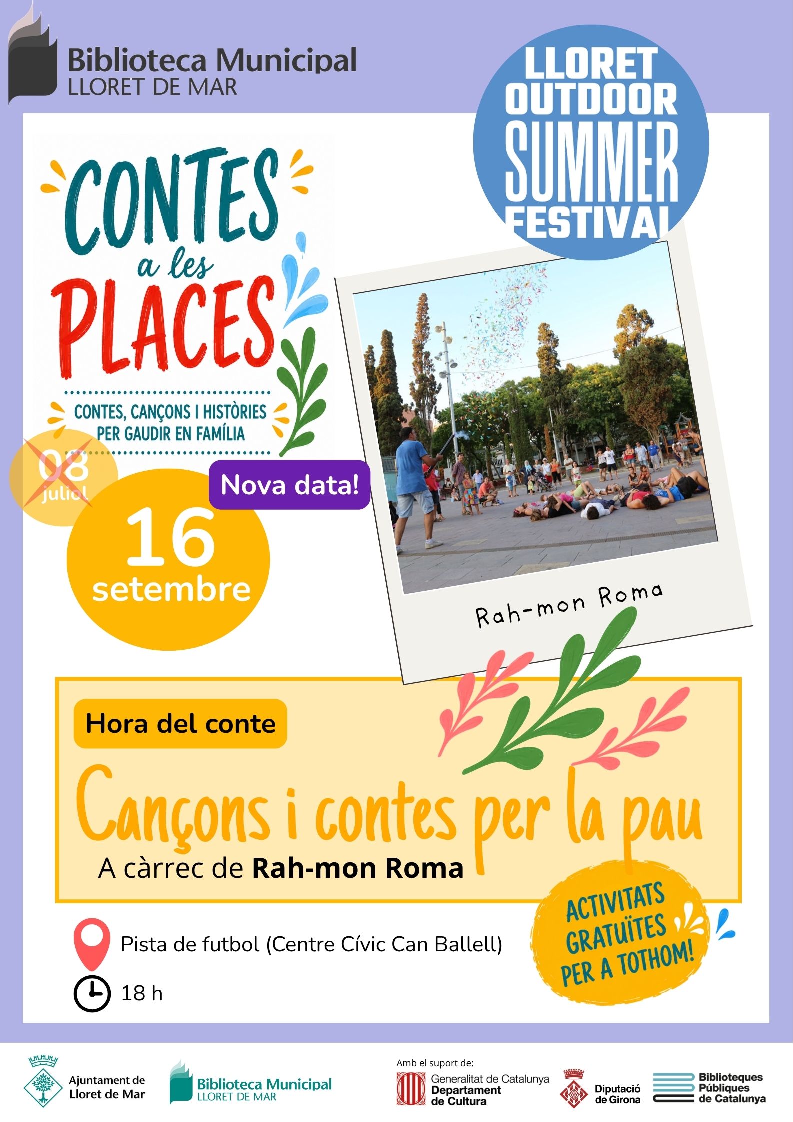Cançons i contes per la pau
