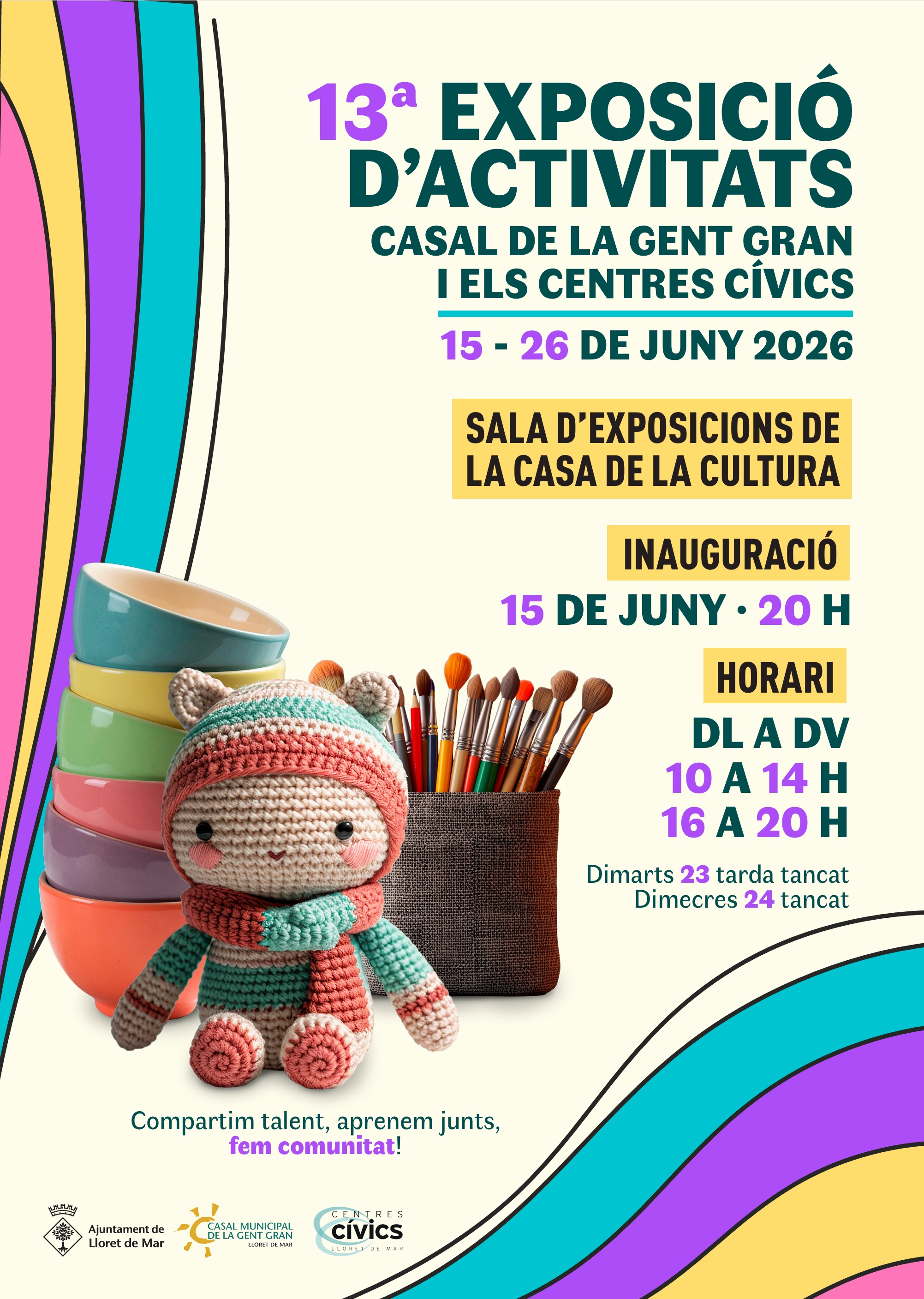 13a Exposició d'activitats del Casal de la Gent Gran i Centres Cívics