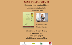 Clubs de lectura +8 grup 2 "Un ós anomenat Paddington" de Michael Bond