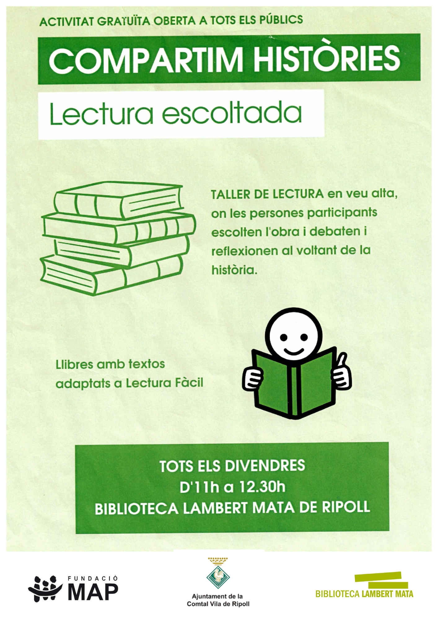 cartell club de lectura escoltada 2026
