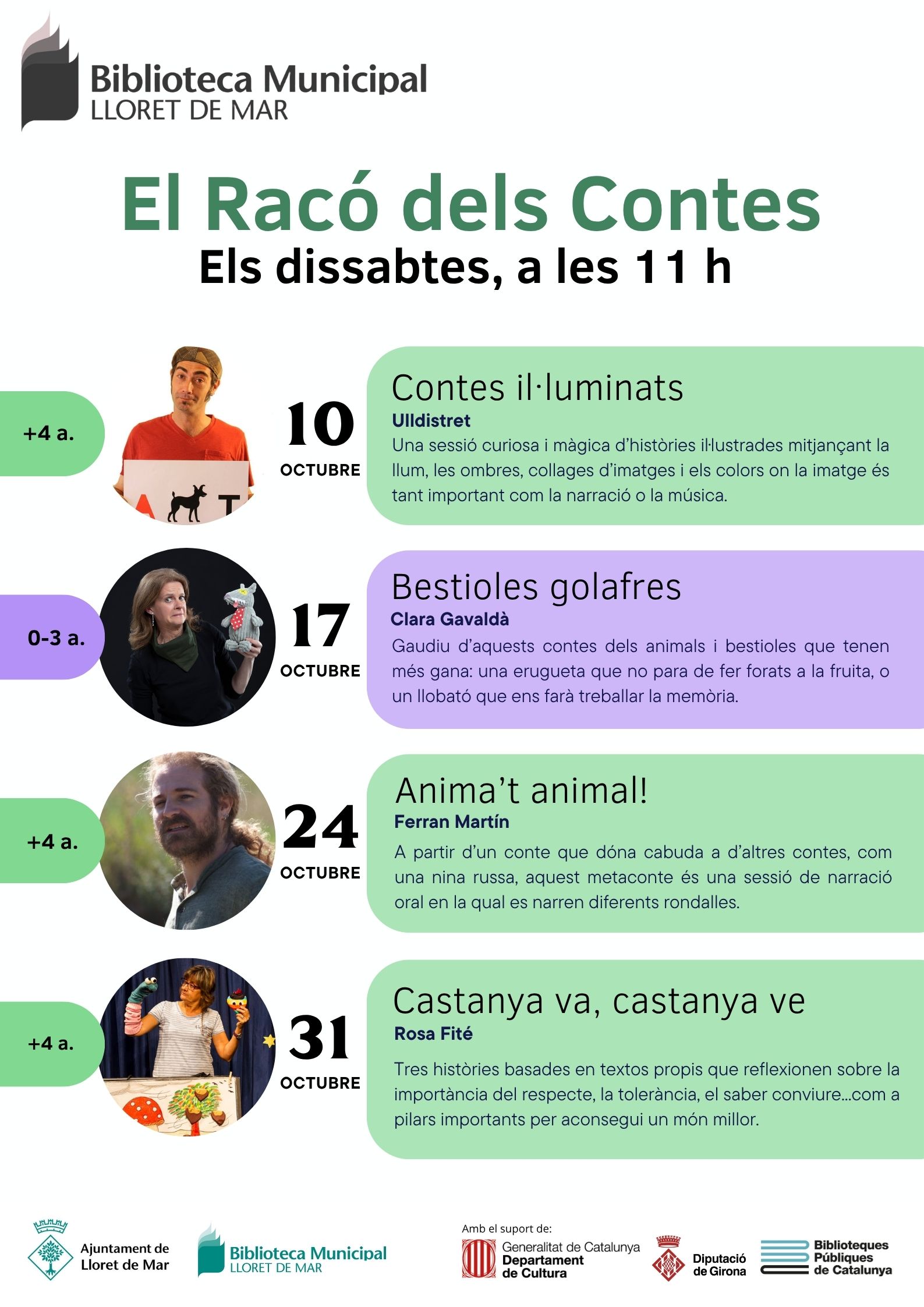 Racó dels contes Octubre