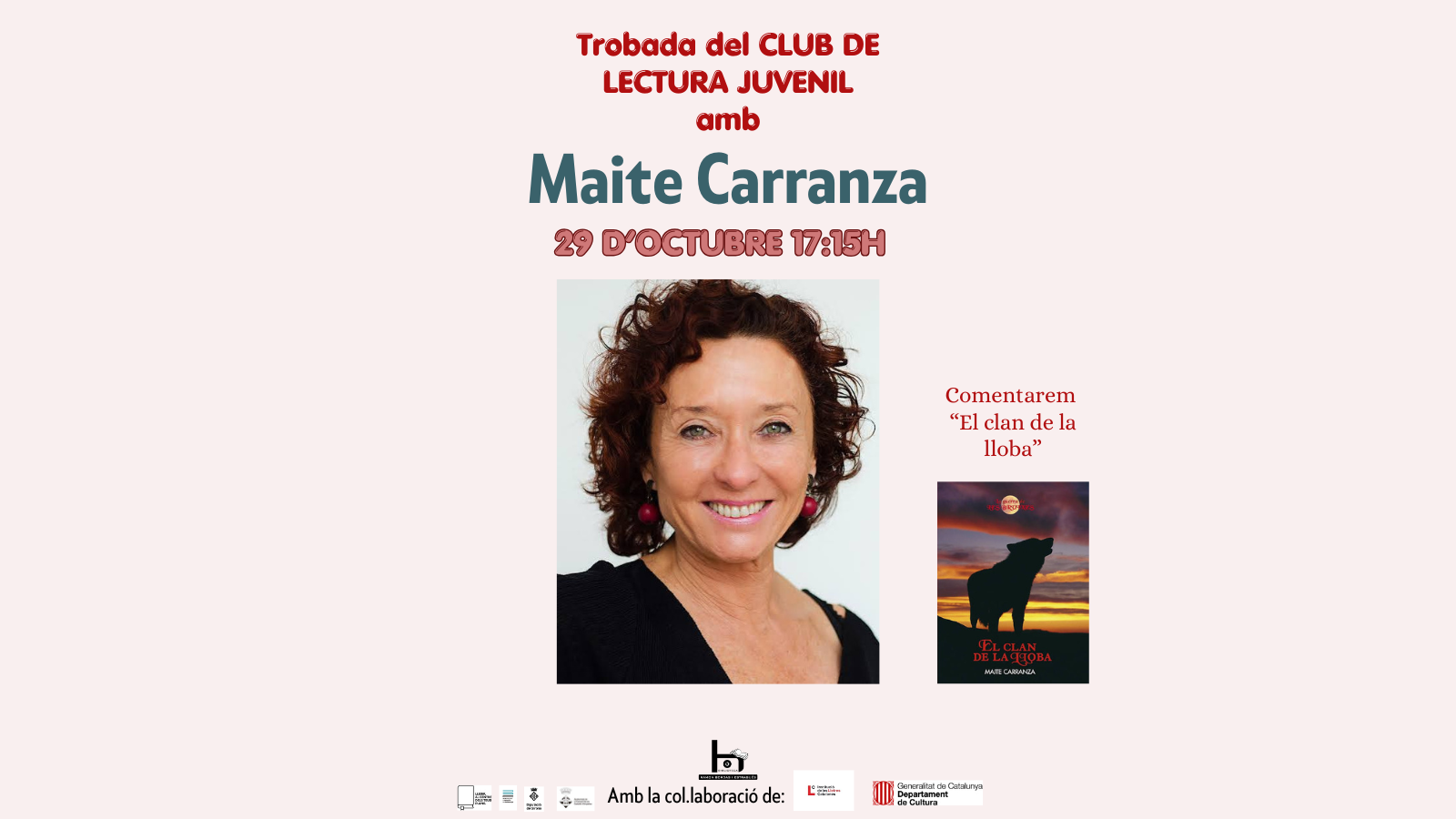 Maite Carranza al Club de Lectura Juvenil