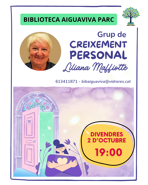 Taller de creixement personal, amb Liliana Maffiotte