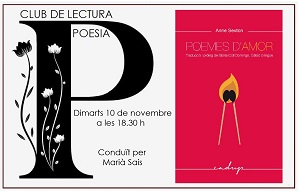 Comentem"Poemes d'amor" d'Anne Sexton. 